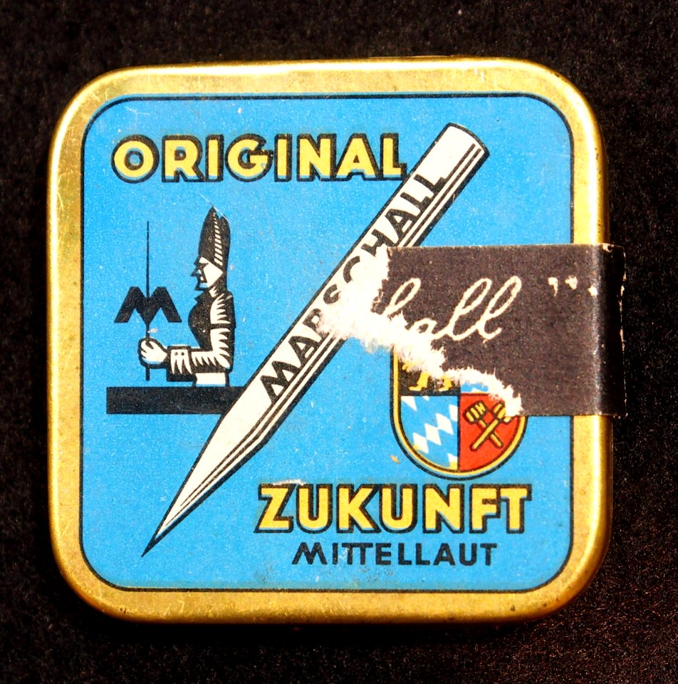 Original Marschall Zukunft mittellaut needles tin, pic3