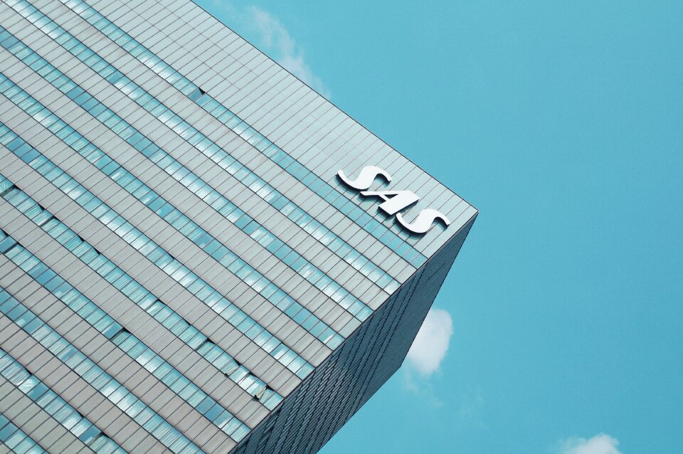 High-rise pattern sky