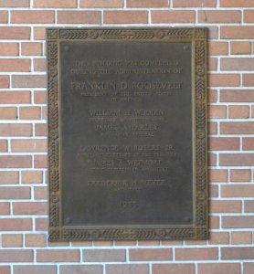 Oroville, California post office plaque 1