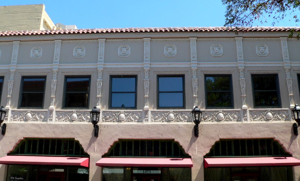 Oroville State Theatre Myers Street side detail 2