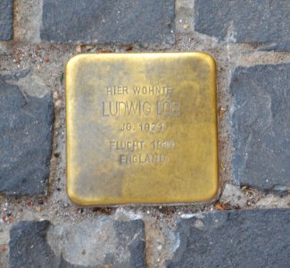 Oppenheim, Krämerstraße 18, Stolperstein Ludwig Lob