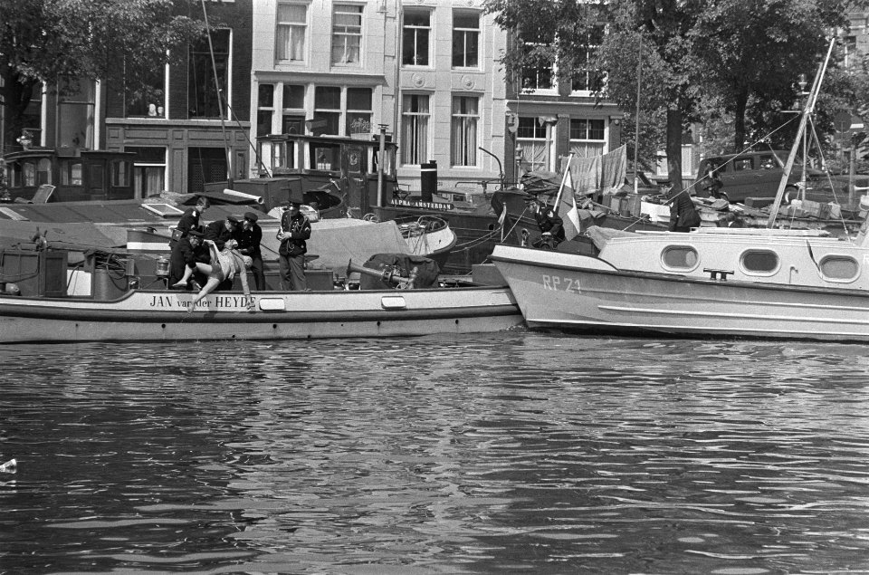 Opnamen James Bond film Amsterdam voor Diamonds are for ever, Bestanddeelnr 924-7005