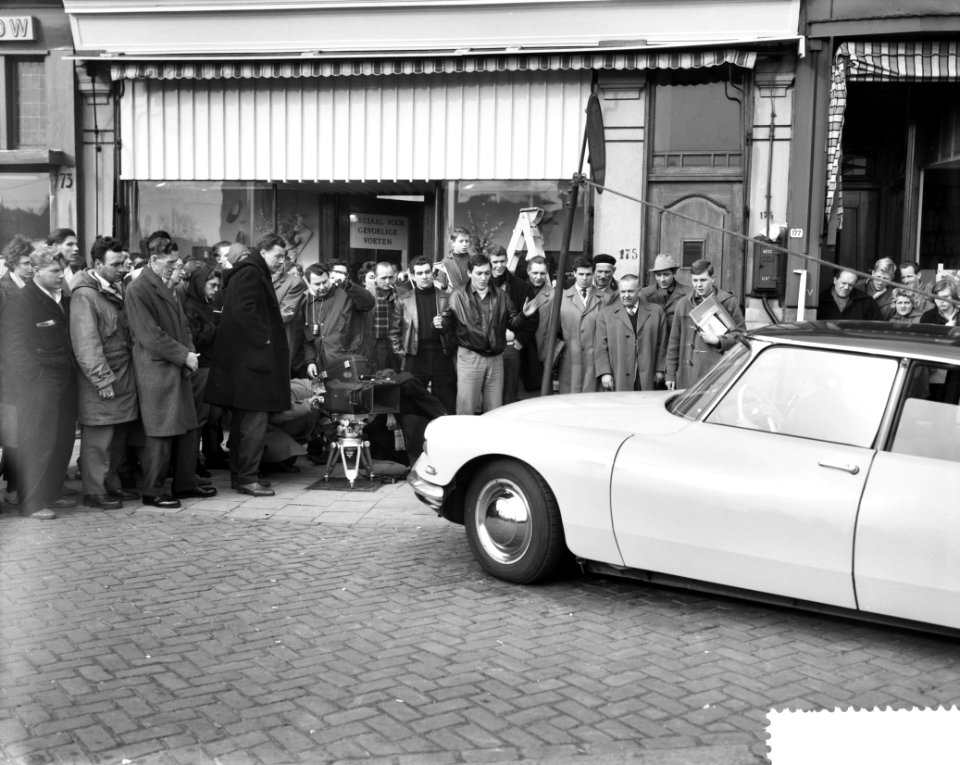 Opnamen op het weteringcircuit voor Makkers staakt uw wild geraas, Bestanddeelnr 911-0887