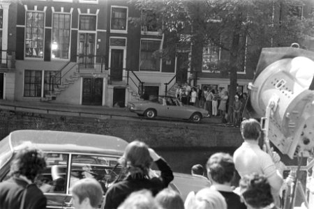 Opnamen James Bond film Amsterdam voor Diamonds are for ever, Bestanddeelnr 924-7007