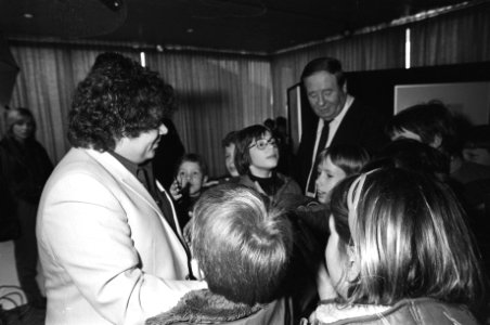 Opnamen in Flint in Amersfoort van programma over zanger Andre Hazes dat de TROS, Bestanddeelnr 931-9559