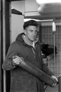 Opnamen in het Centraal laboratorium van de Bloedtransfusiedienst van het Nederl, Bestanddeelnr 910-6263