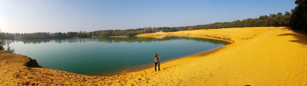 Beach sand yellow