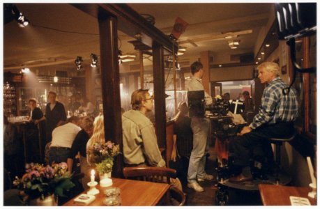 Opnamen in Café Studio voor een TV commercial voor Jägermeister kruidenlikeur. NL-HlmNHA 54036092
