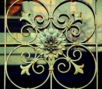 Metal fence goal door