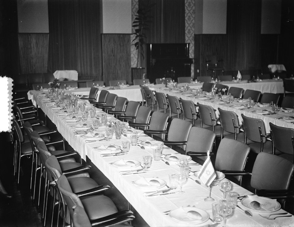 Opnamen diner tafel Forester Huis Amsterdam, Bestanddeelnr 906-1808