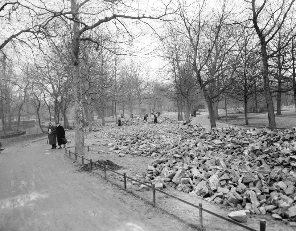 Ophoging en werkzaamheden Vondelpark Amsterdam, Bestanddeelnr 907-6684