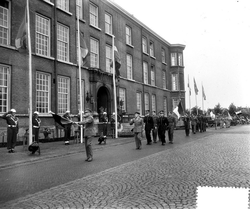 Openingsceremonie Militaire Vijfkamp 1955 Breda, Bestanddeelnr 907-2728