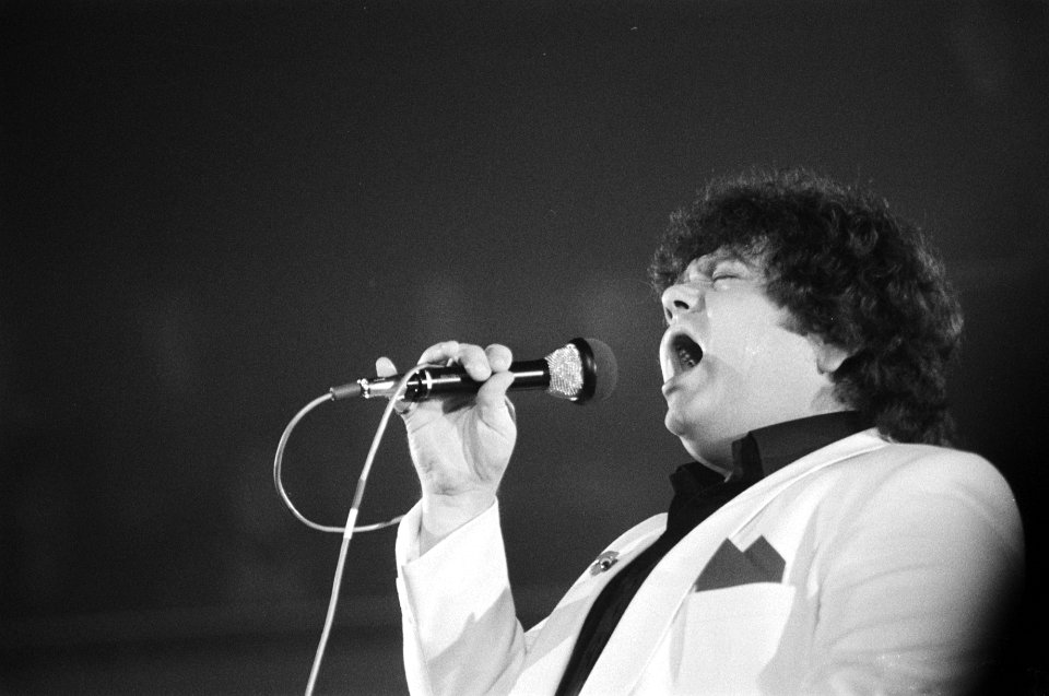 Opnamen in Flint in Amersfoort van programma over zanger Andre Hazes dat de TROS, Bestanddeelnr 931-9556