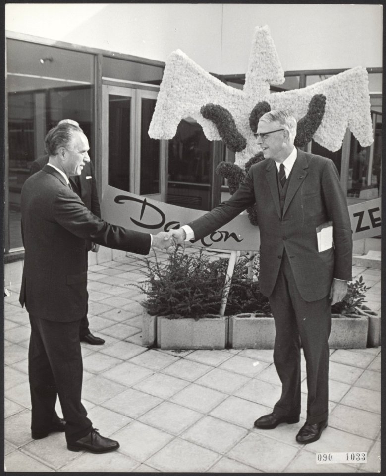 Openingen, fabrieken, ministers, danlon, block l de, Bestanddeelnr 090-1033