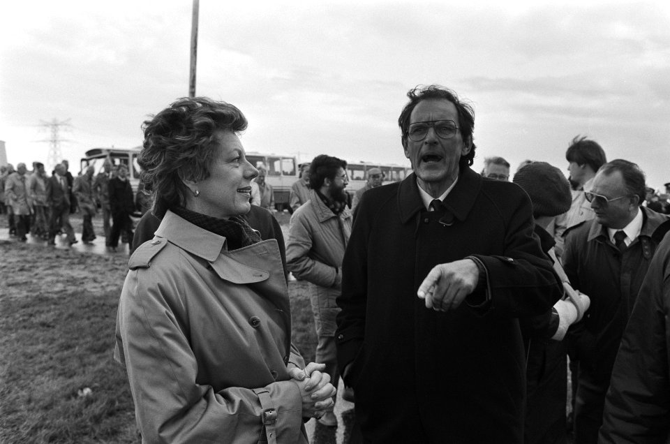 Opening weg A6 door minister Smit Kroes minister Smit Kroes en Han Lammers, Bestanddeelnr 933-4781