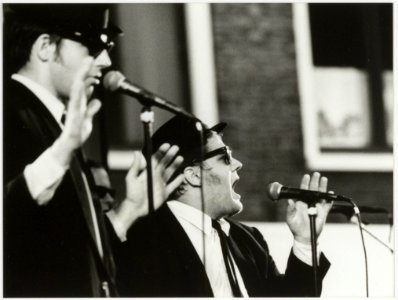 Optreden Bloose Brothers uit Nijmegen bij Haarlem Jazz. NL-HlmNHA 54035379