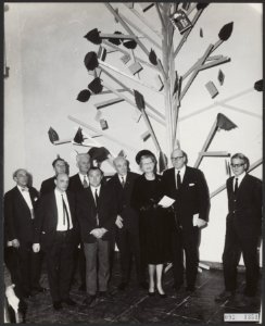 Openingen, tentoonstellingen, auteurs, Fedder, H., Loggem, M.V., Morrien, Adriën, Bestanddeelnr 092-1351