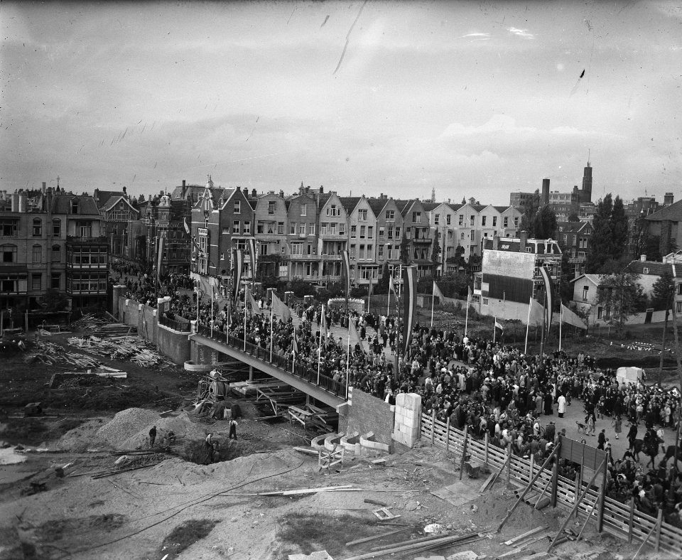 Opening Vondelbrug overzicht, Bestanddeelnr 902-4137