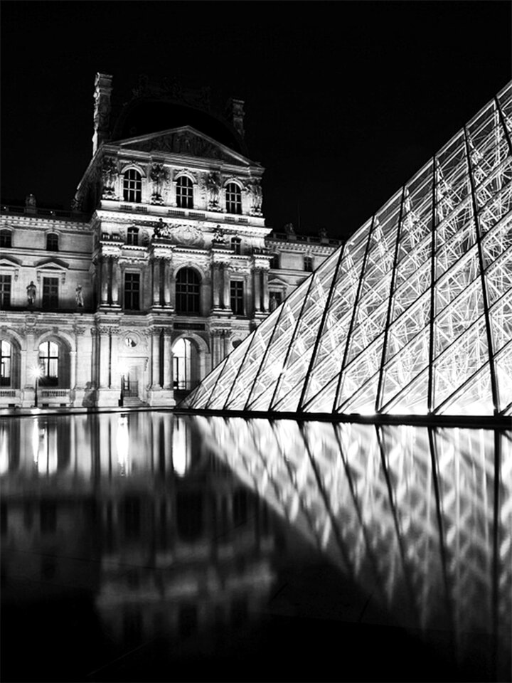 Reflection historic building building