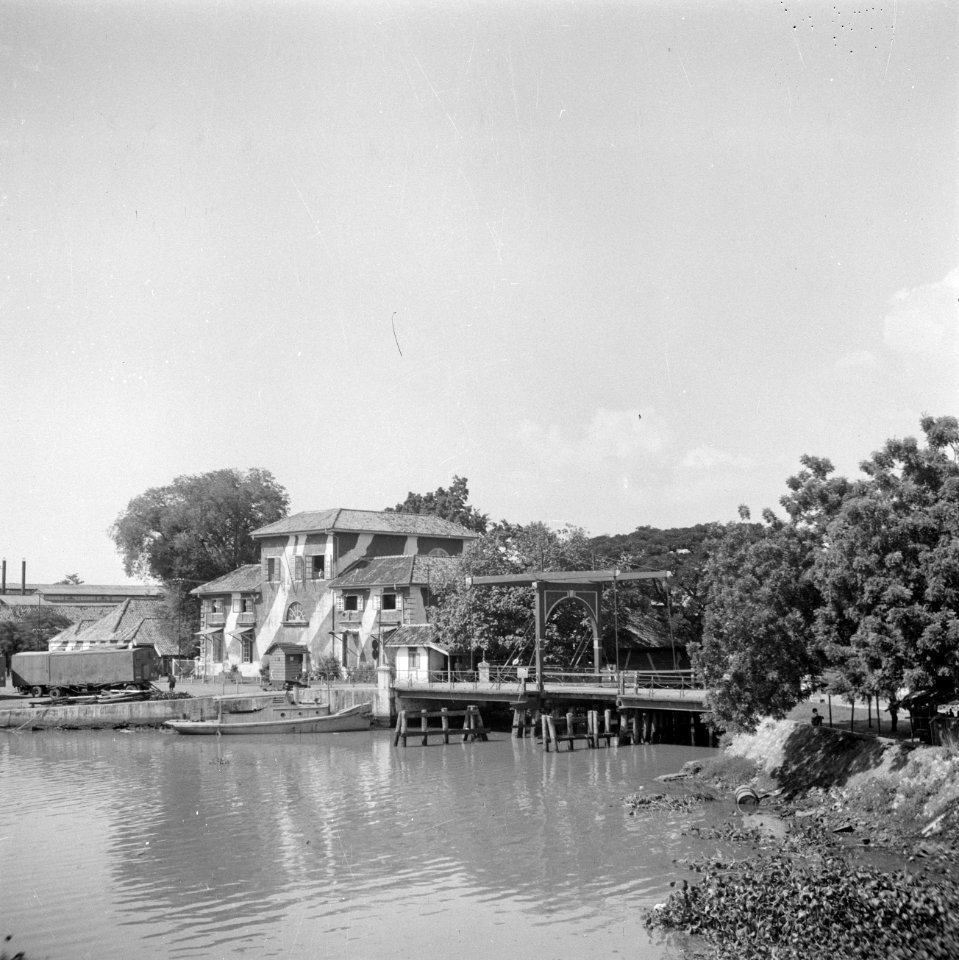 Ophaalbrug in Batavia, Bestanddeelnr 255-6694
