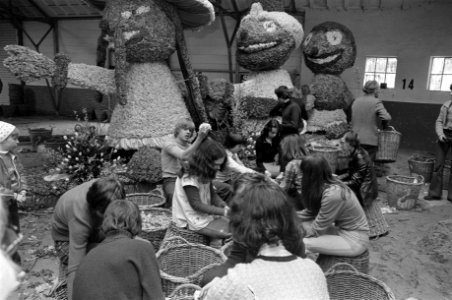 Optochten, bloemencorso's, praalwagens, Bestanddeelnr 929-1370