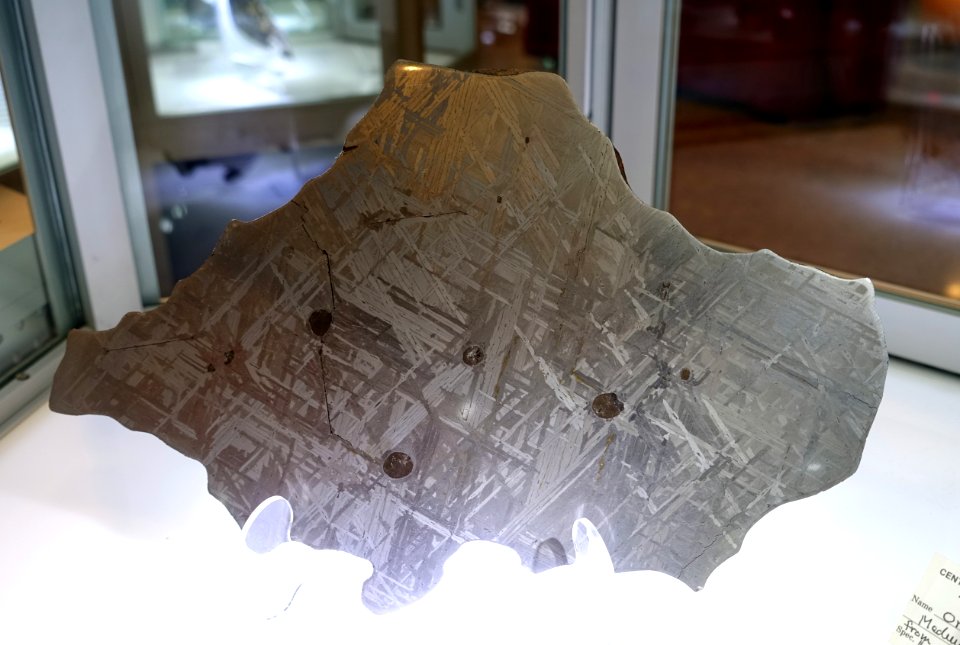 Orange River, medium octahedrite - Center for Meteorite Studies - Arizona State University - Tempe, AZ - DSC05866