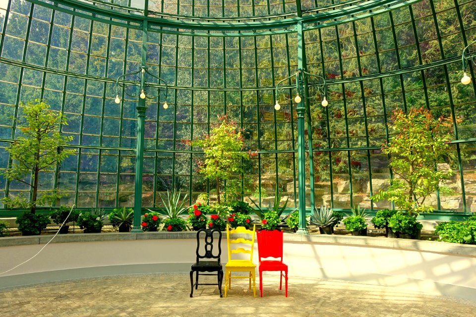 Orangery interior - Royal Castle of Laeken - Brussels, Belgium - DSC07574