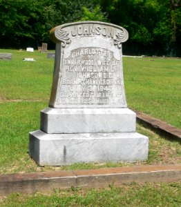Orangeburg City Cemetery 4 Charlotte Johnson 1911 marker