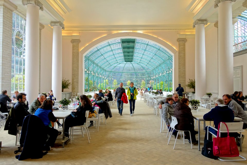 Orangery interior - Royal Castle of Laeken - Brussels, Belgium - DSC07564