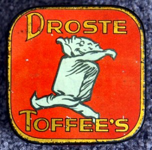 Oranje Droste Toffees blikje, foto 3