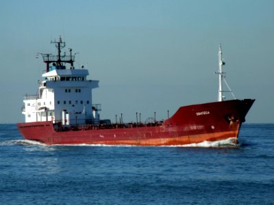 Orateca IMO 8023527 p1 approaching Port of Rotterdam, Holland 21-Feb-2005