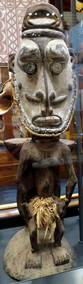 Orator's stool, Sawos people, Papua New Guinea, Bishop Museum, 1989.400.0697