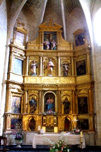 Orón - Iglesia de San Esteban, interior 01