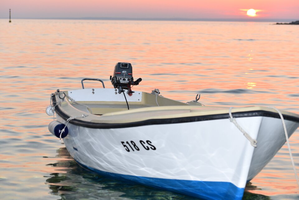 Croatia boat water
