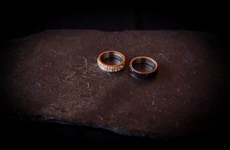 Ring rhinestones commitment