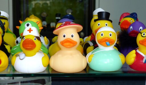 Bath duck squeak duck plastic