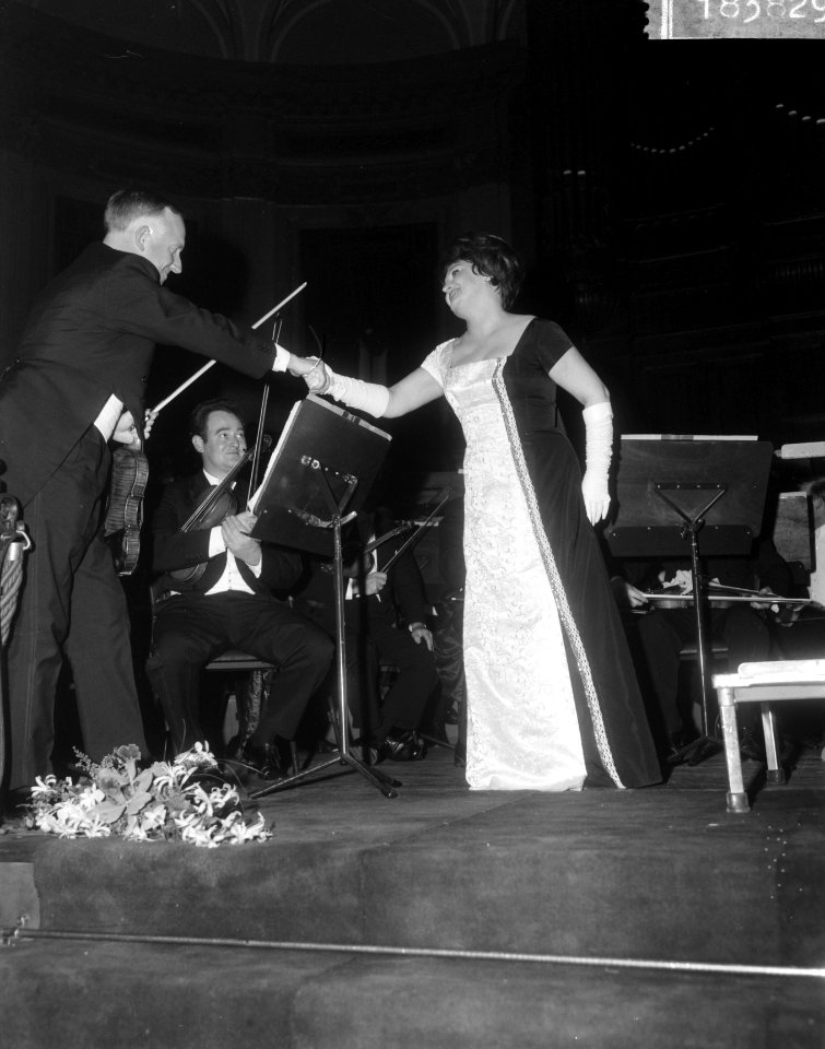 Opkomst van klassieke zangeres sopraan Rita Streich, Bestanddeelnr 918-3829