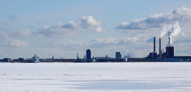 Oulu seen from Varjakka 20120405