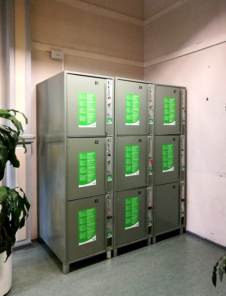 Oulu Railway Station Lockers 20170622