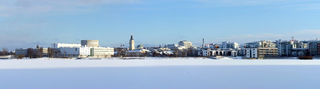 Oulu Skyline Panorama 20090201