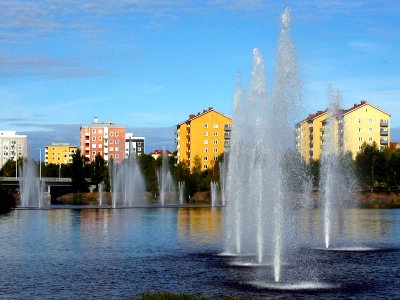 Oulujoki Fountains Oulu 20030906