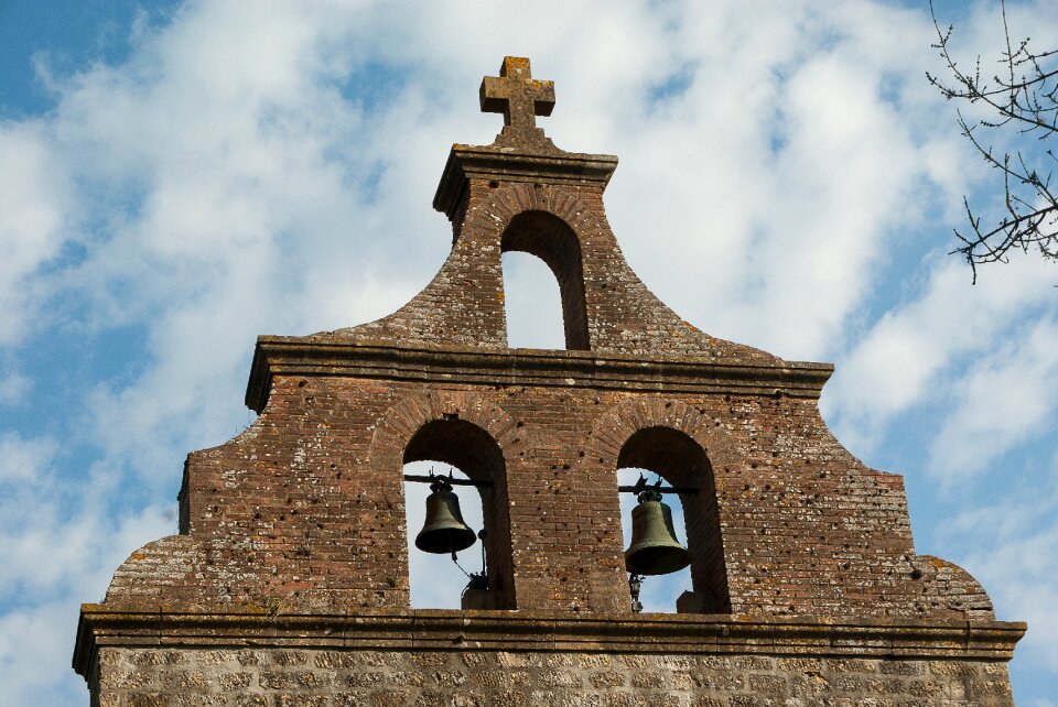 Church bell tower bells