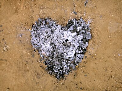 Love burning ash