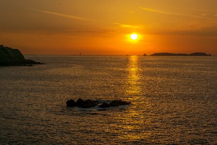 Saint malo sunset islands