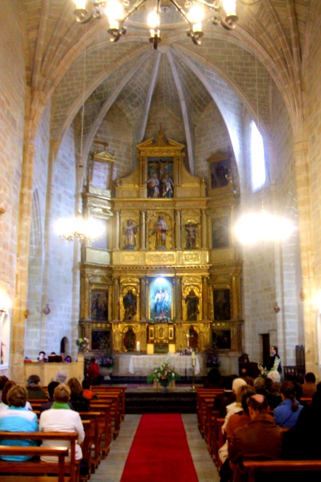 Orón - Iglesia de San Esteban, interior 10
