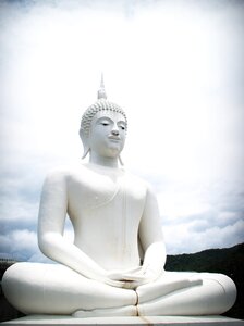 Prayer concept buddhist photo