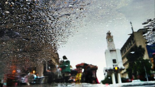China water the bell tower