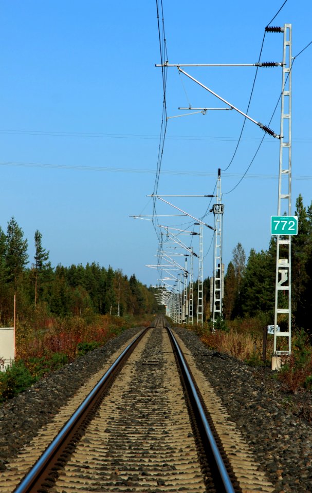 Oulu–Tornio railway Haukipudas Oulu 20150913 03