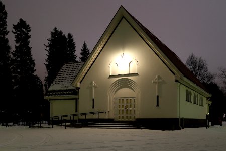 Oulu cemetery old chapel 20191229