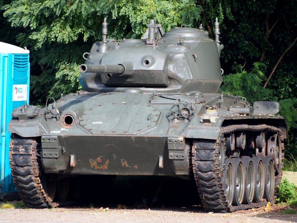 Oude M24 Chaffee van het Nederlandsche leger